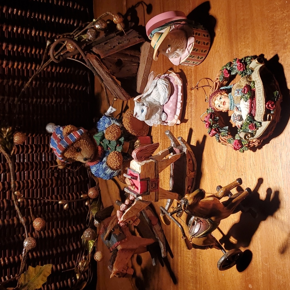 Vintage Holiday Decor and Ornaments Bundle